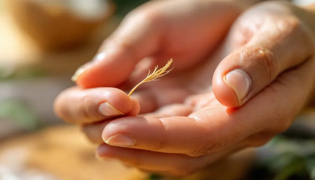 Fibre de coco présentée en gros plan, mettant en avant sa texture naturelle et ses nuances brunes.